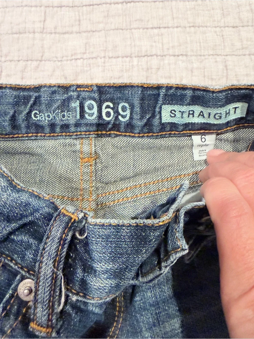 GAPkids 1969 Blue Straight Jeans Size 6